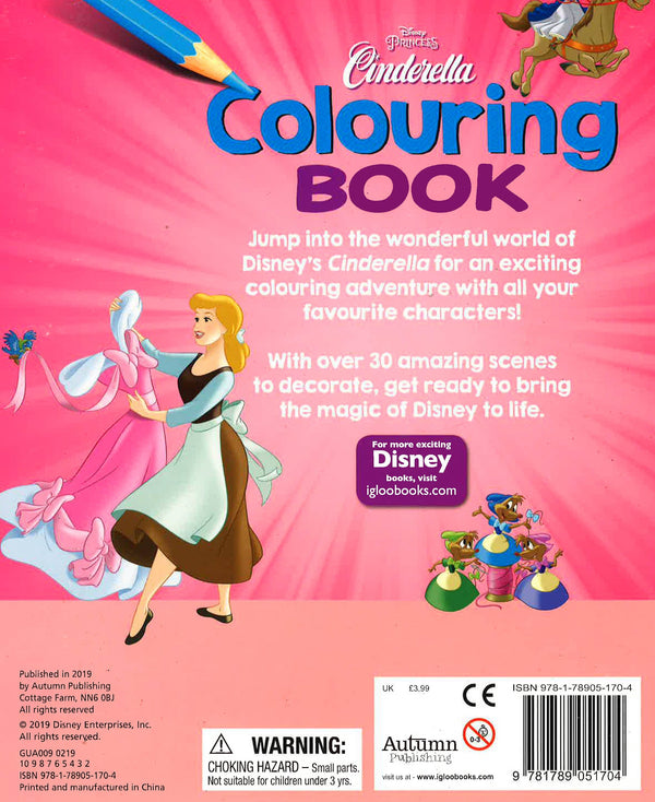 Disney Princess Cinderella Colouring Book -Big Bad Wolf Books Sdn Bhd (Hong  Kong)